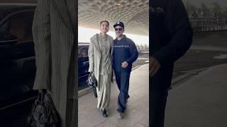 Sonam Kapoor with Husband spotted at Mumbai Airport #shudhmanoranjan #bollywood #indianactor