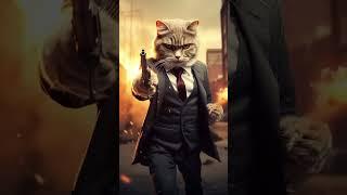 КОТЫ-ХУЛИГАНЫ В СТИЛЕ СЕРИАЛА "ОСТРЫЕ КОЗЫРЬКИ" #midjourney  #картинки #нейросеть