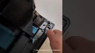 Label Range Troubleshooting: printer is jammed around rubber roller