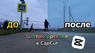 Цветокоррекция в CapCut | цветокоррекция видео на смартфоне | инструмент - КРИВЫЕ | HSL | монтаж