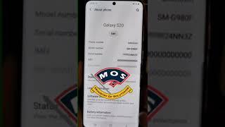 Samsung Galaxy S20 SM G980F Demo Fix Knox 0 Proof 1