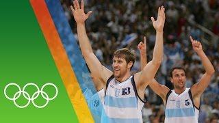 Argentina win Basketball gold at Athens 2004 | Epic Olympic Moments