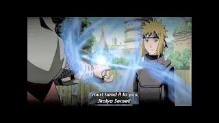 "Jiraiya Shows Minato He Mastered His Jutsu Rasengan" !!! Naruto Shippuden