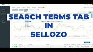The Search Terms Tab in Sellozo