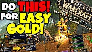 Make EASY Gold on Fresh Classic WoW Servers! Classic WoW Goldmaking