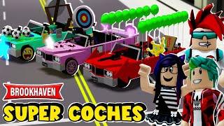 BATALLA de SUPER COCHES en BROOKAHVEN | Kori Roblox