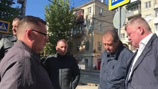 Глава Саратова устроил разнос подрядчику на Бабушкином взвозе