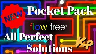 Flow Free  - Pockets Pack - All Perfect Solutions