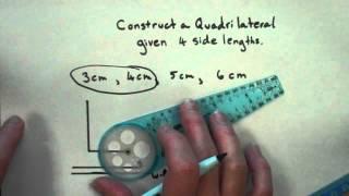 Construct a Quad given 4 sides
