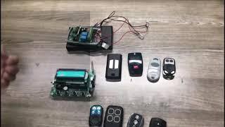 How to Program Remote Control duplicator programming copy clone gate 433mhz Garage door remote key