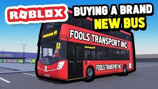 Buying a BIGGER BUS For MY COMPANY in Roblox Croydon The London Transport Game