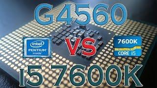 G4560 vs i5 7600K - BENCHMARKS / GAMING TESTS REVIEW AND COMPARISON / Intel Kaby Lake vs Kaby Lake