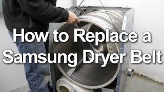 Samsung Dryer Belt Replacement - Not Spinning or Starting