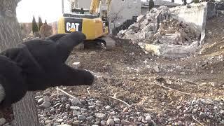 Big Boy Excavator House Demolition in Progress