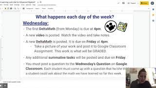 Remote Learning Math Intro