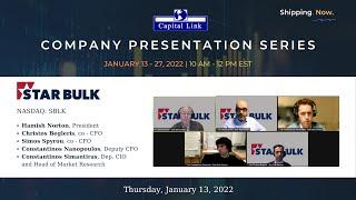 Star Bulk Carriers (SBLK) & Dry Bulk Update & Outlook - Capital Link Presentation Series | 1.13.22