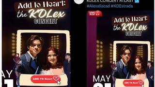 CONGRATS ALEXA ILAKAD & KD ESTRADA ADD TO HEART CONCERT IN MUSIC MUSEUM FINALLY KDLEX