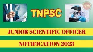 TNPSC || JSO Notification 2023️