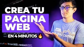 Cómo publicar un SITIO WEB con IA (en 4 minutos )