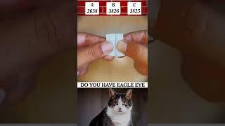 Do You Have Eagle Eye  #shorts #cat #bombastic #usa