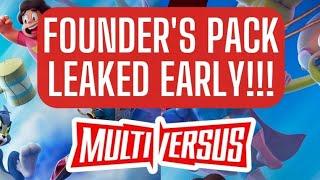 MULTIVERSUS FOUNDER'S PACK LEAKED EARLY! 30 CHARACTER TOKENS + 3 PREMIUM BATTLE PASSES & MORE