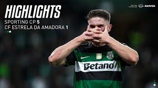 Resumo | Liga Portugal Betclic: Sporting CP 5-1 CF Estrela da Amadora