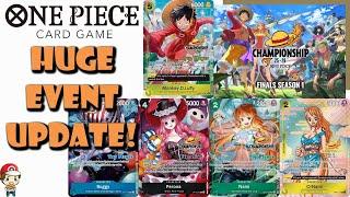 Huge Event Update! Ridiculous Promo Cards! Bandai Card Fest Locations! (One Piece TCG News)