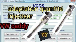 adaptation quantité d'injecteur vw caddy