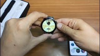 Z93 Pro Amoled screen smartwatch unboxing and quick menu view