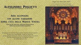 Alessandro Poglietti: "Aria allemagna con alcune variazioni..." (Orgel und Pauke)