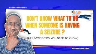 How to help someone having a seizure/ convulsion First aid