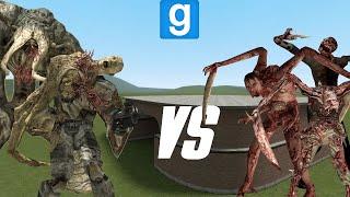 Dead Space Creatures Vs Halo Flood Gmod NPC Battles