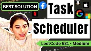 Task Scheduler - LeetCode 621 - Python [O(n) time and O(1) Space!]