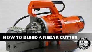 DC-20WH | How to Bleed a Rebar Cutter by BN Products USA