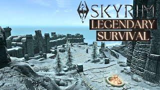 Skyrim Anniversary Edition: Legendary Difficulty Survival Mode Episode 3! (Survival Settings Mod)