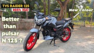 Finally Tvs Raider 125cc iGO Launched 2025 5 Big Change Tvs Raider New Grey Color  Tvs Raider 125