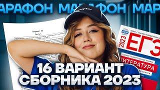 Разбор 16 варианта сборника Зинина | МАРАФОН ЕГЭ ПО ЛИТЕРАТУРЕ