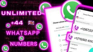 How Create Unlimited Fake Numbers +44 Using 2Number Account 2025 