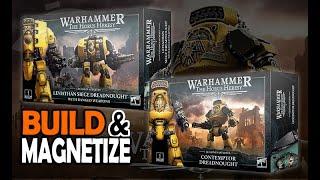 Build & Magnetize: Contemptor + Leviathan Dreadnought Horus Heresy Warhammer 40k Unboxing