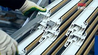 Process of making pvc window frames for the window manufacturing | Modern PVC windows