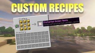 How to Create Custom Crafting Recipes in Minecraft