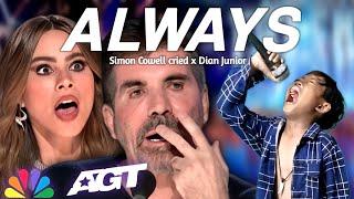 The jury was made to cry again with Dian Junior's voice singing Bon Jovi | AGT 2024