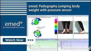 emed: Pedography jumping body weight with pressure sensor | novel.de