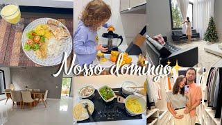 VLOG DO NOSSO DOMINGO - organizando a casa - fazendo almoço delícia