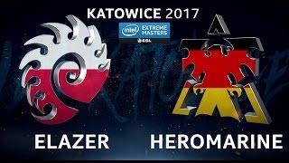 StarCraft II - Elazer vs. HeroMarine [ZvT] - B2 Upper Qualifier - IEM Katowice 2017