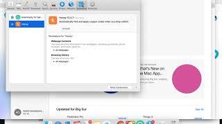 How to UNINSTALL HONEY extension from MACOS?