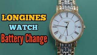 How To Change Longines L4.790.2 Watch Battery | Watch Repair Channel | SolimBD