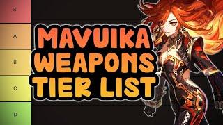 Mavuika Weapons (Claymores) Tier List | Genshin Impact 5.3