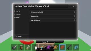 Tower of Hell Script Pastebin | Auto Finish‚Get All Items