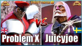 Street Fighter 6 Problem X (M Bison #1)  Vs  Juicyjoe2000 (JP) Best Custom Room Match